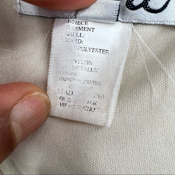 Patra cream lace overlay dress size 10 sleeveless - Picture 8 of 9